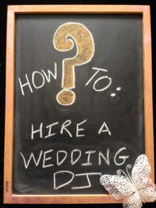 How to hire a wedding DJ