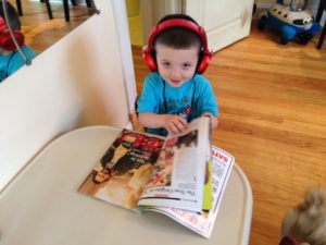 DJ Shelly's Red Headphones