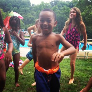Jared dancing at Cherokee Day Camp 