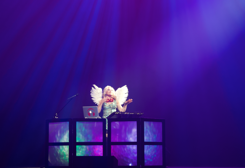 DJ with Wings