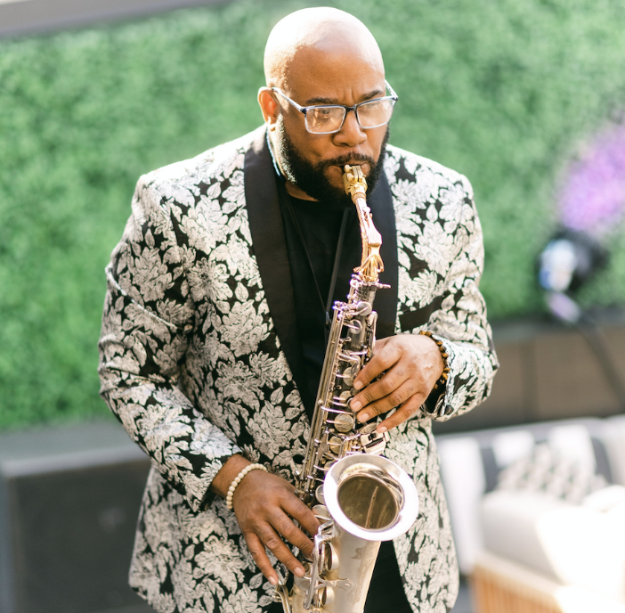 John “Sax” Williams performing live with The ElectriX